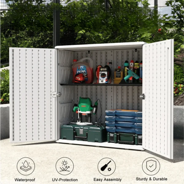 Horti Cubic Metal Black Laminate Shelf for 38ft - Image 3