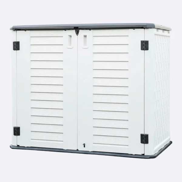 Horti Cube 26CubFt HDPE Outdoor Horizontal Storage Shed